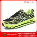 2016 mais novo marca hotselling Lâmina outsole calçados esportivos, personalizado flyknit running shoes lâmina
